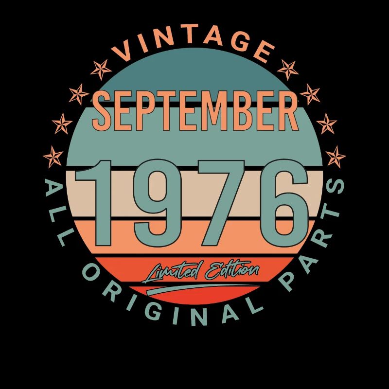 September 1976 Vintage Geschenkidee