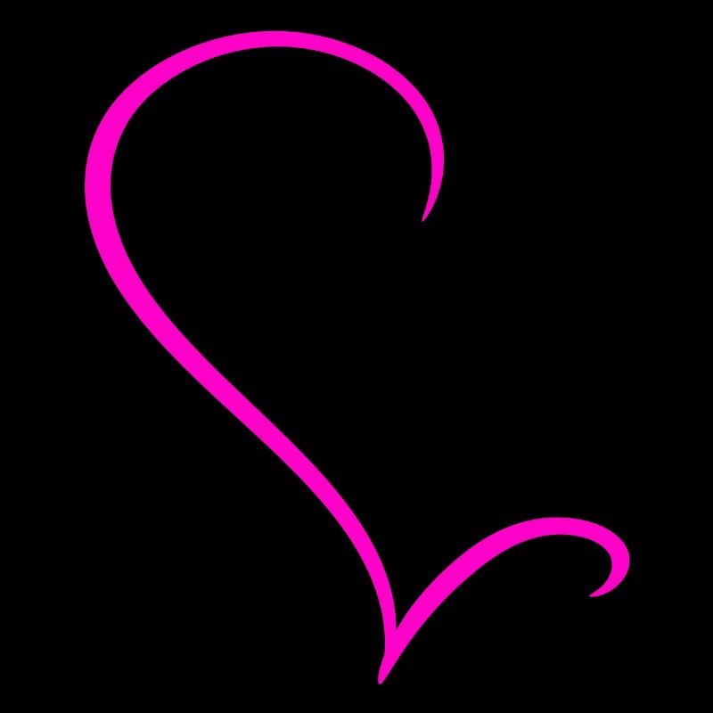 Halbes Pinkes Herz