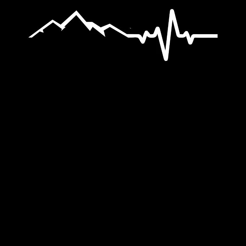 Escursionismo sulle montagne sulla linea Ecg