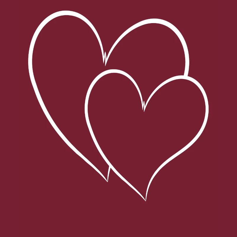 Double Coeur Conception Simple