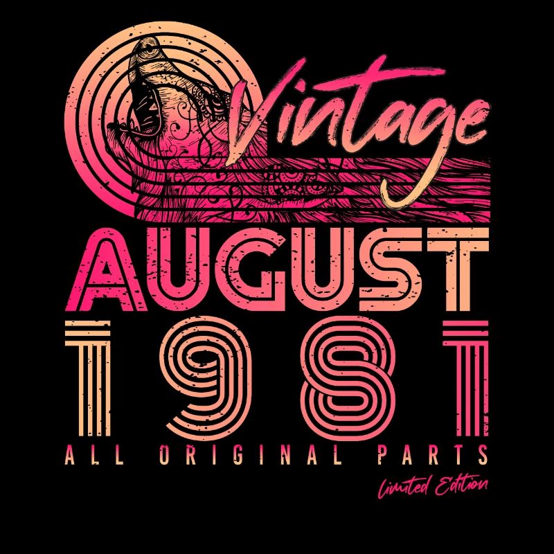 Août 1981 Idée cadeau