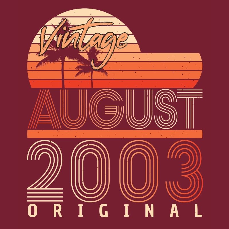 Mois de naissance Août 2003