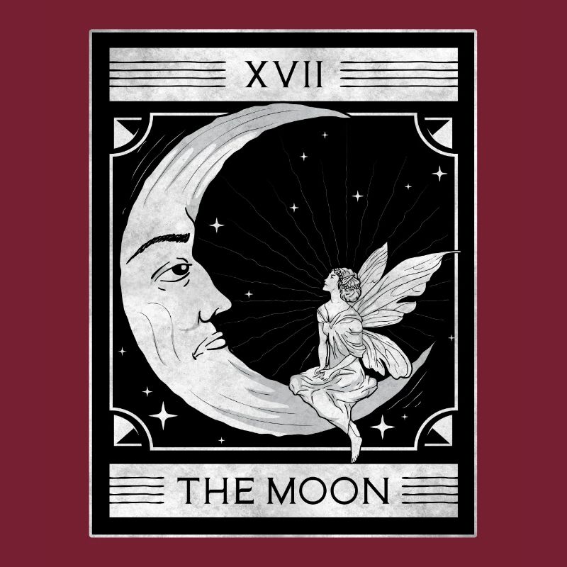 Fairycore Esthétique La Carte de Tarot De La Fée de la Lune