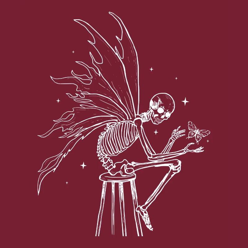 Fairycore Aesthetic Skeleton Fairy Grunge Goth