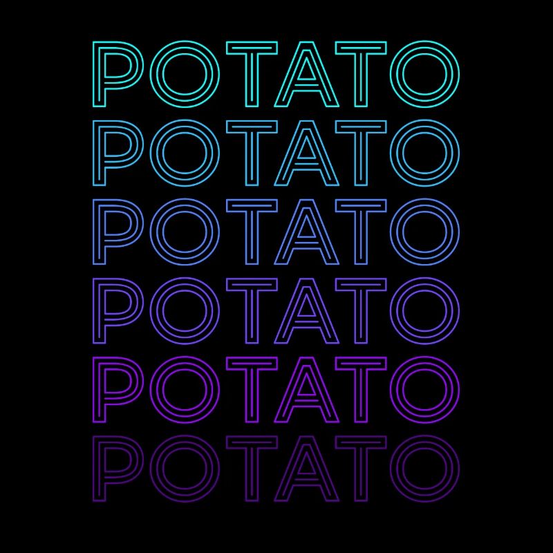 Pomme de terre rétro