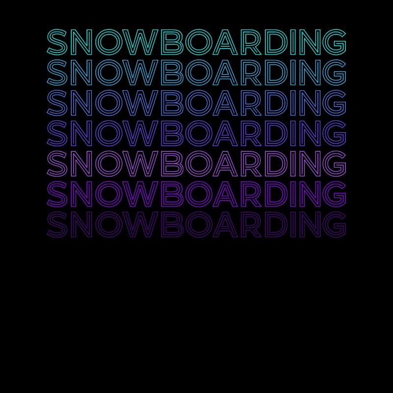 Snowboarding Snowboard Snowboarder Retro
