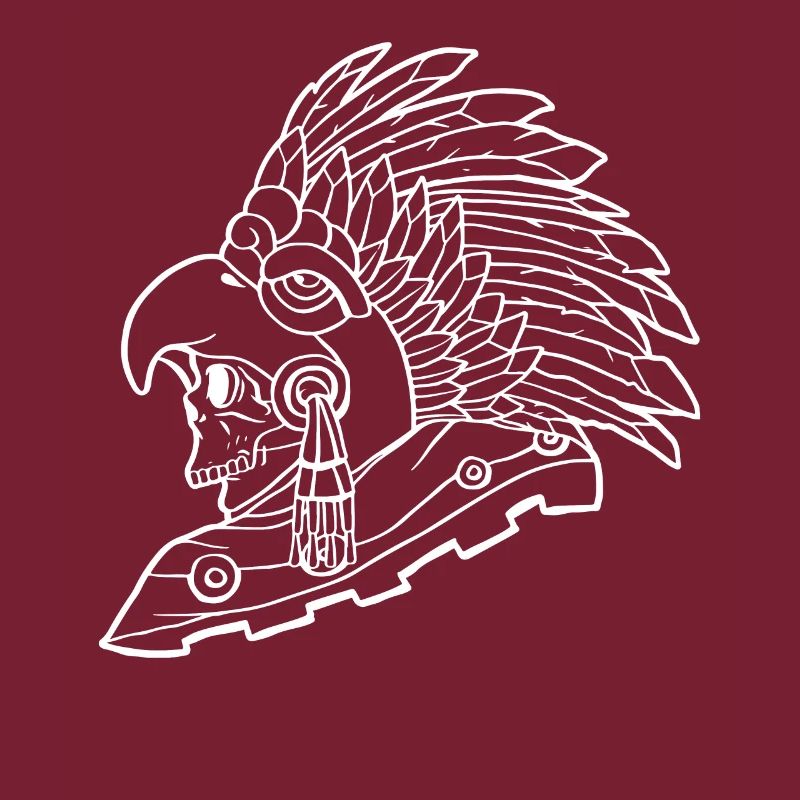 Azteken-Adler-Krieger Maya-Schädel Inka