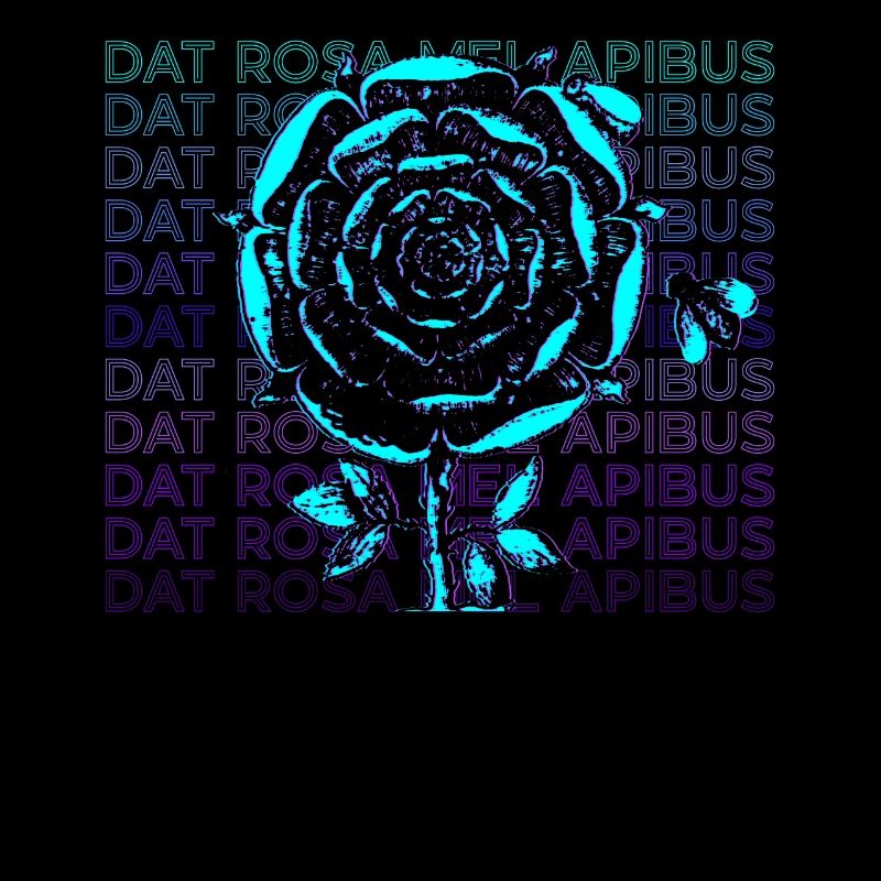 Dat Rosa Mel Apibus Rosicrucian Emblème Cadeau