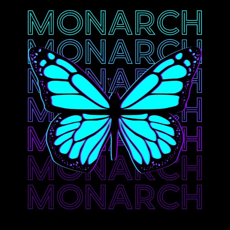 Monarchfalter Retro