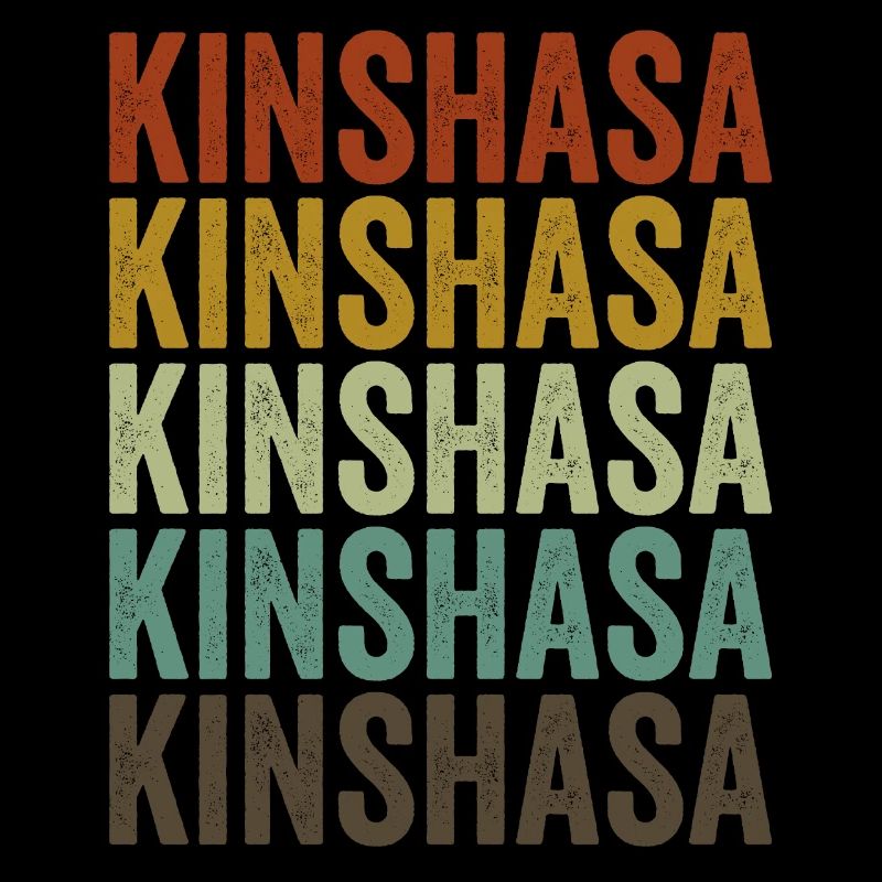 Kinshasa Kongo Retro Vintage
