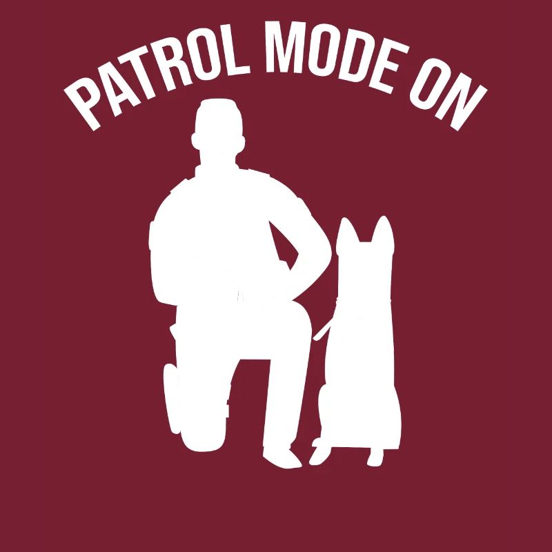 Polizeibeamter Polizeihund