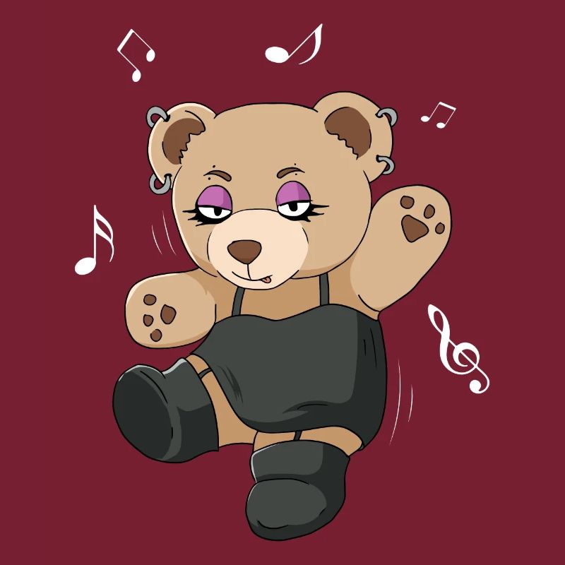 Finnish Goth Aesthetic Gothic Bear Goth