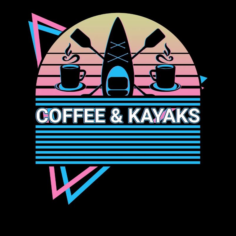 Kajak Kajakfahren Retro