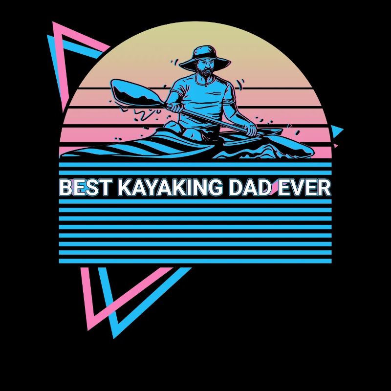 Kajak Kajakfahren Retro