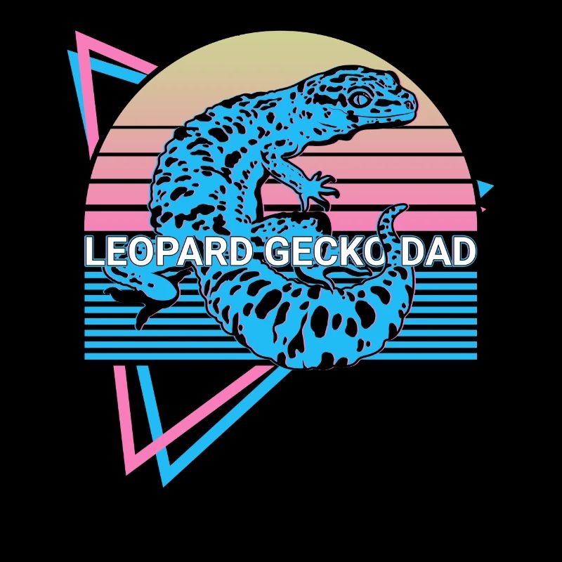 Gecko léopard Papa Rétro