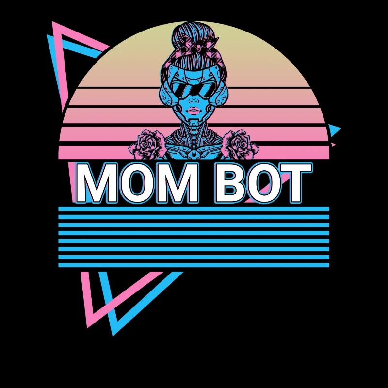 Roboter Robotik Mama Retro