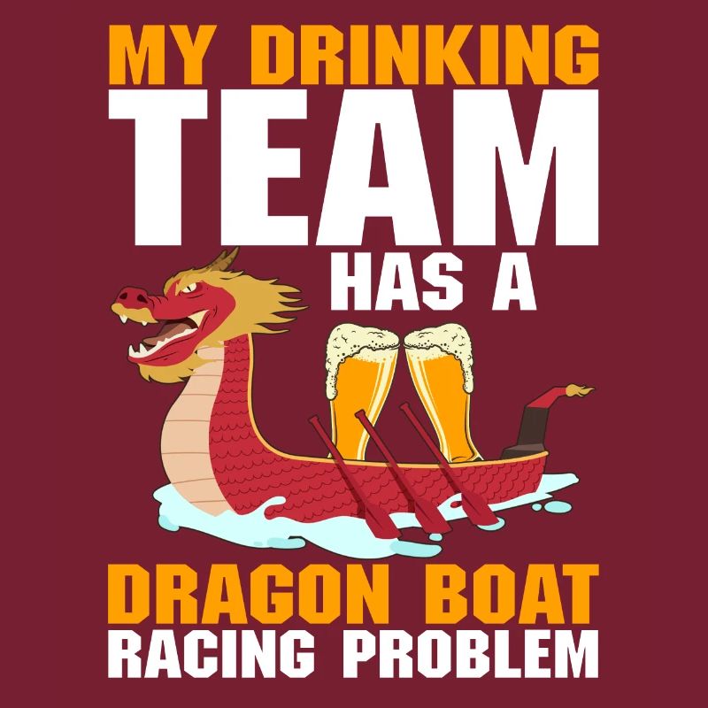 Lustiges Trinker-Team Drachenbootrennen Problem