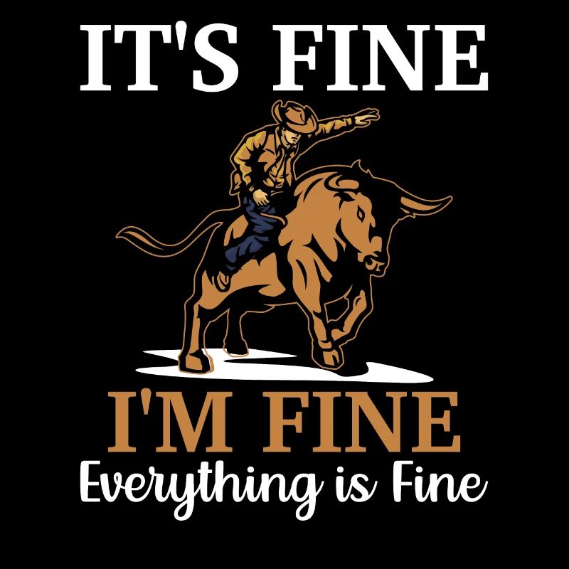 Stierreiter Stierreitender Cowboy