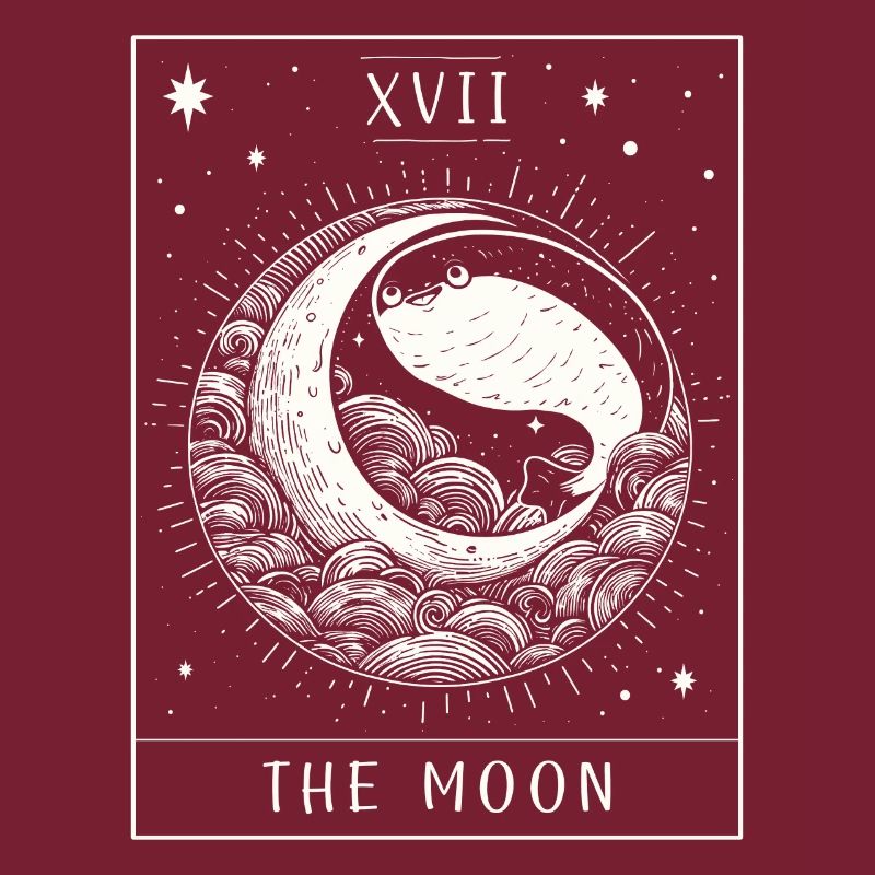 Carte de Tarot Sacabambaspis poisson Meme lune