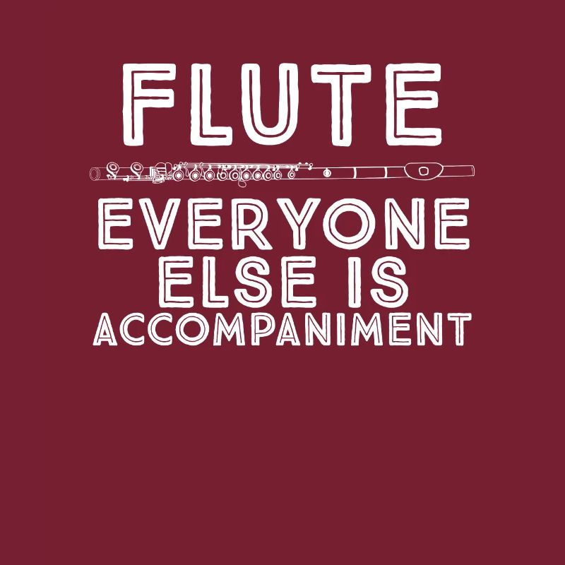 Flutist Transverse Flute Player Flautist Fluting
