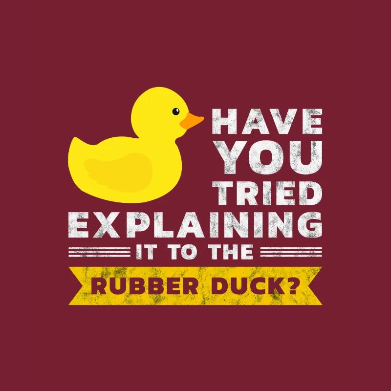 Programmierer Gummiente Debug