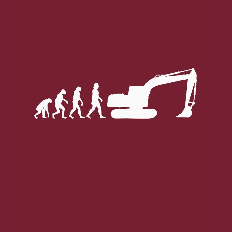 Bagger Baggerfahrer Evolution