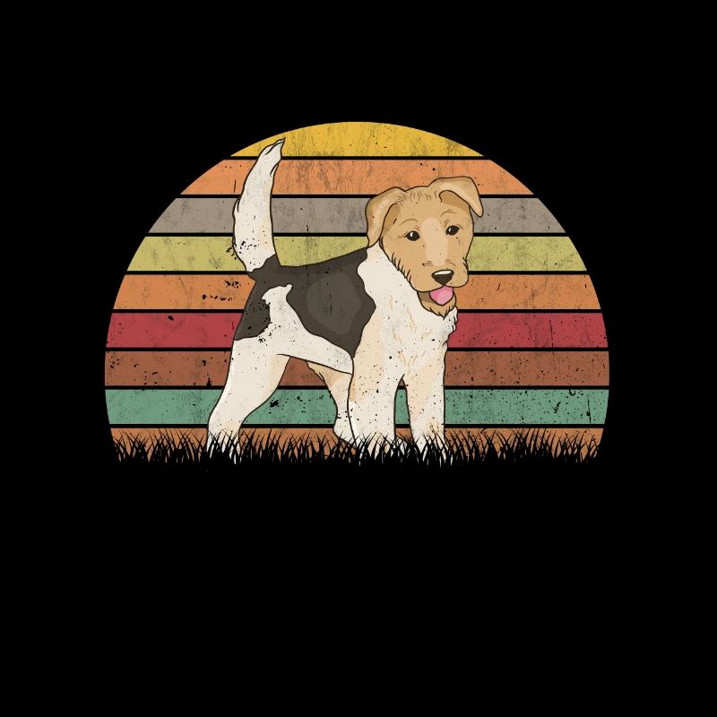 Fox Terrier Vintage Wirehaired Fox Terrier Gift