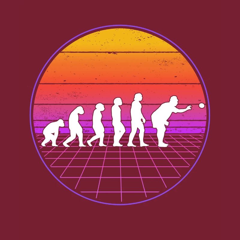 Boccia Evolution Vaporwave Bocciaspieler Boule