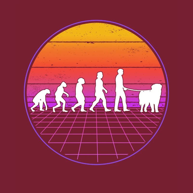 Leonberger Evolution Vaporwave