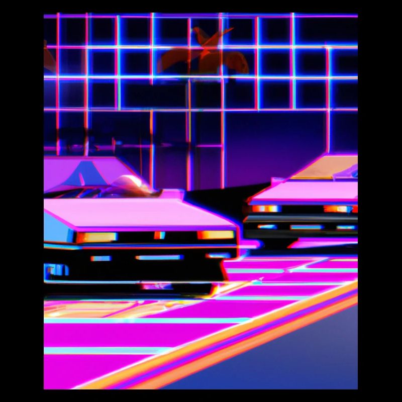 Vaporwave Aesthetic Synthwave Car