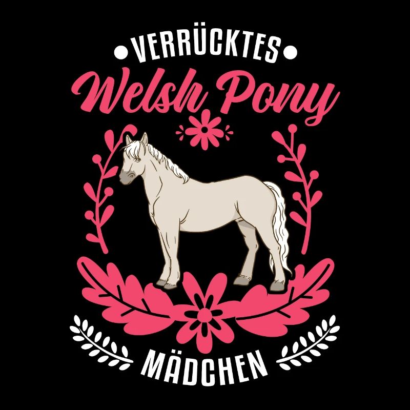 Verrücktes Welsh Pony Mädchen