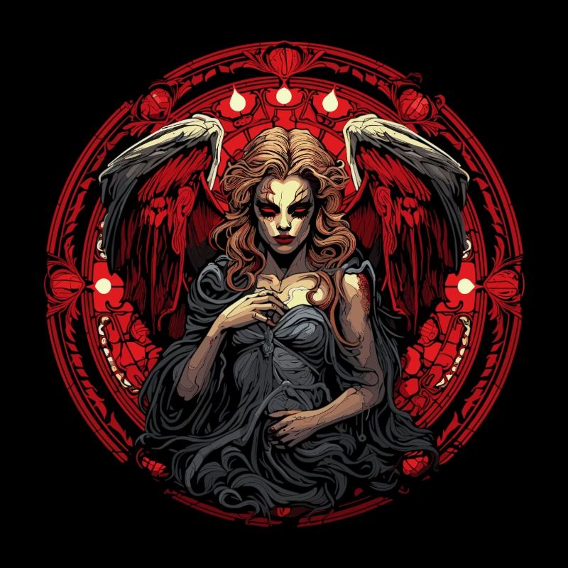 Abstrakte Teufel Satan Skelett Dämonen