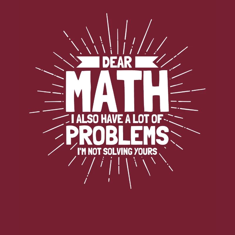 Math Mathématiques Sciences Math Cadeau
