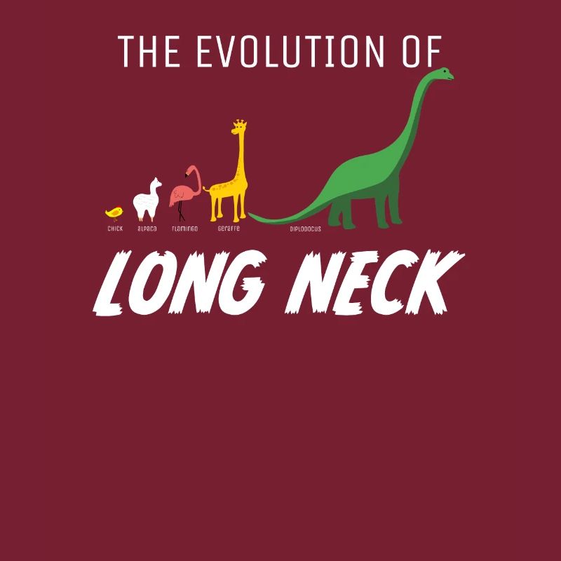 Flamant de dinosaure girafe Evolution long cou