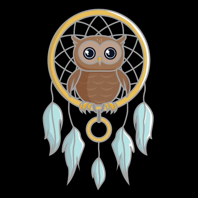 Eule im Traumfänger