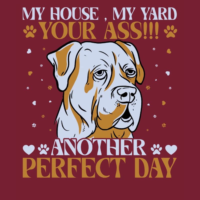Cane Corso Ma maison Ma Cour