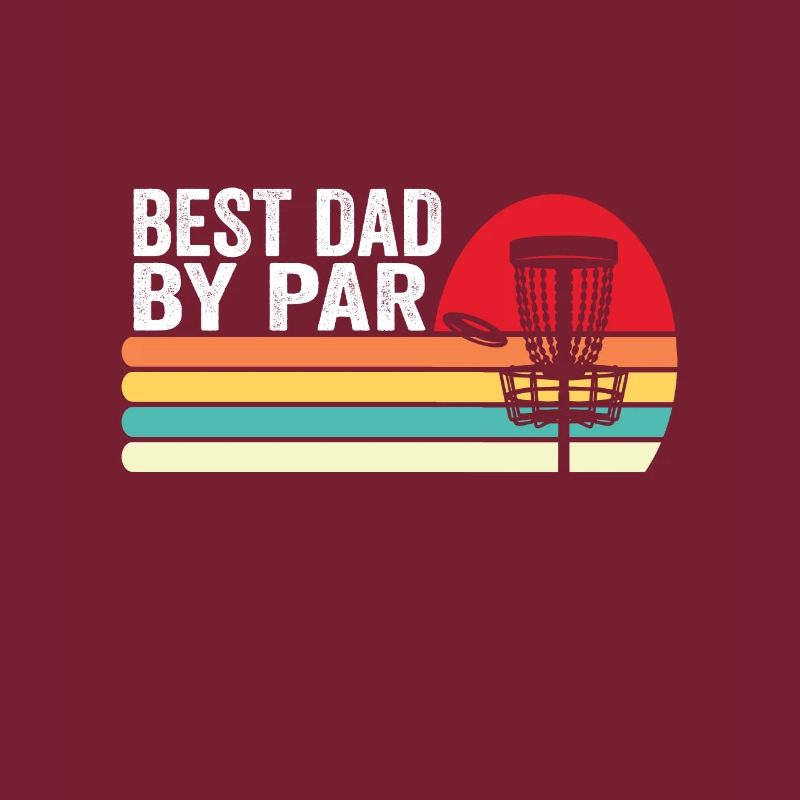 Disc Golf bester Papa von par retro