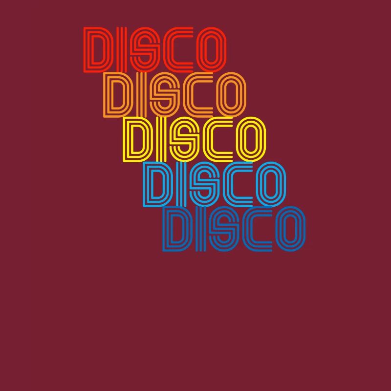 Disco Repeat Rainbow 1970s Disco Funk Vintage