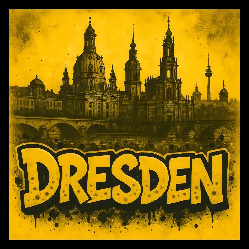 Graffiti Stil von Dresden