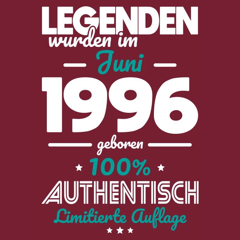 30. Geburtstag - Legenden wurden im Juni 1996