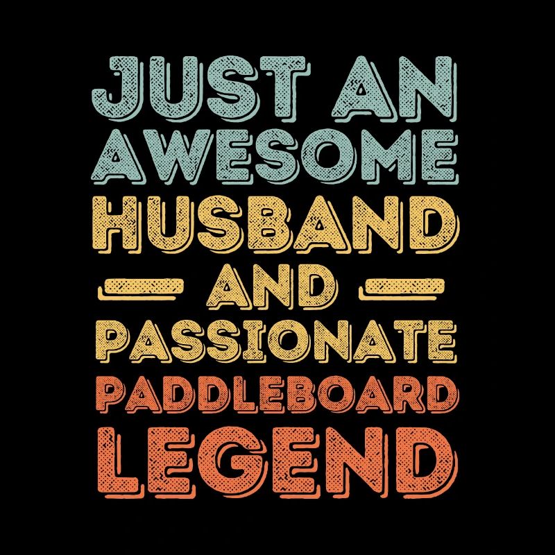 Husband Paddleboard retro