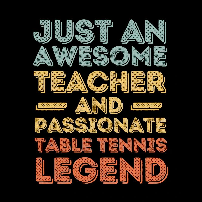 Instructeur tennis de table rétro