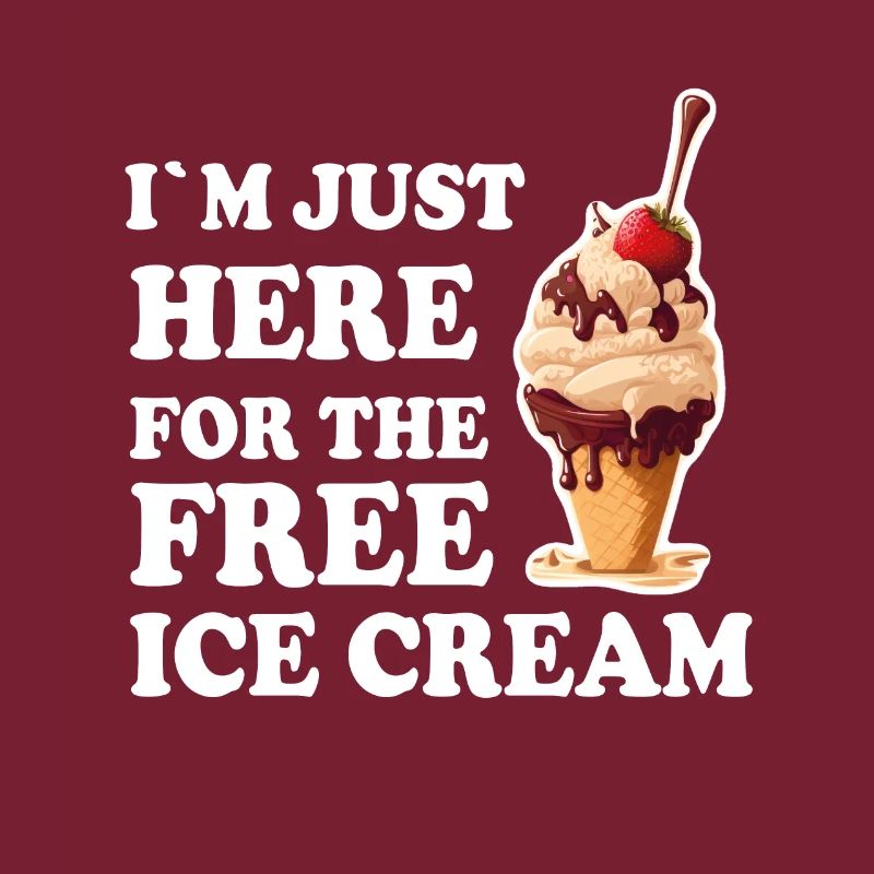 Eis Eiscreme Soft Eis Ich bin wegen dem Eis hier