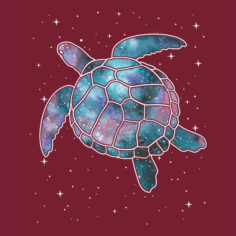 Space Sea Turtle Voie lactée Galaxie Nébuleuse Univers