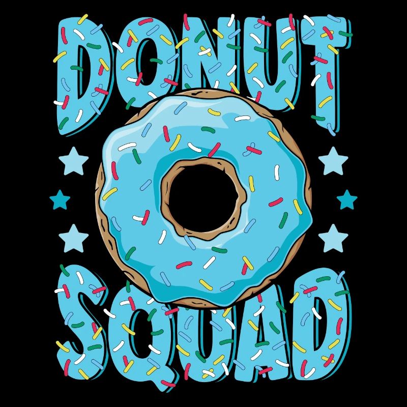 Blue Donut Squad streut Donut Lover Matching