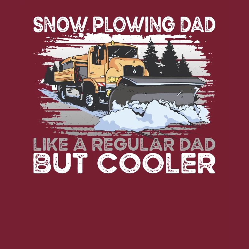 Snow Plowing Dad