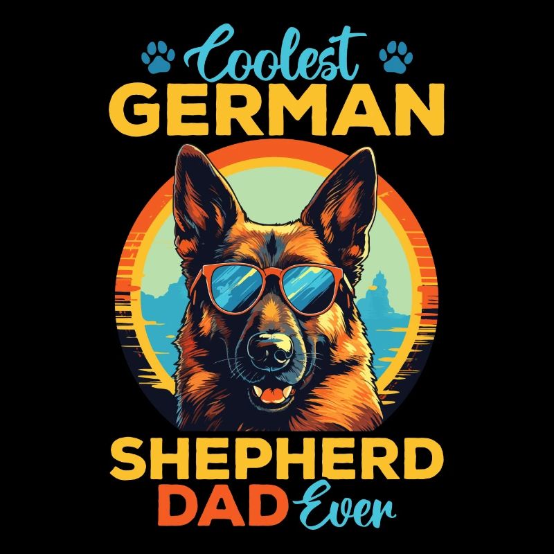 Dog Breed Coolest German Shepherd Dad Ever