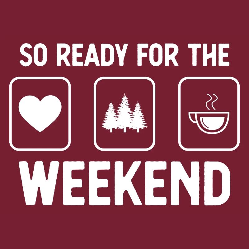 So ready for the weekend - coffee - trees -