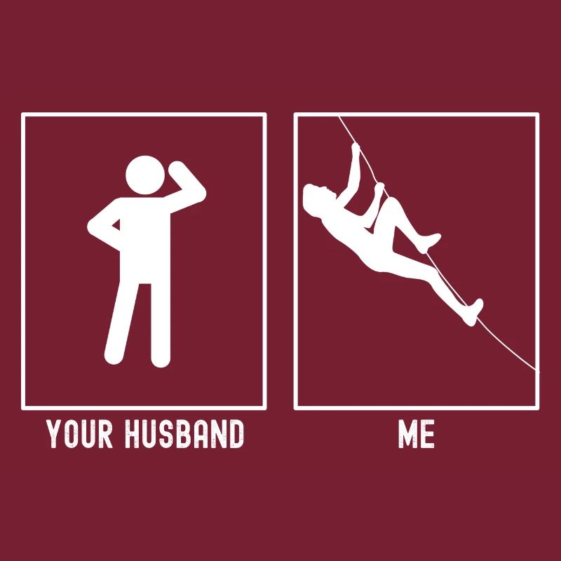 Ihr Ehemann - Ich - Klettern Diagonal