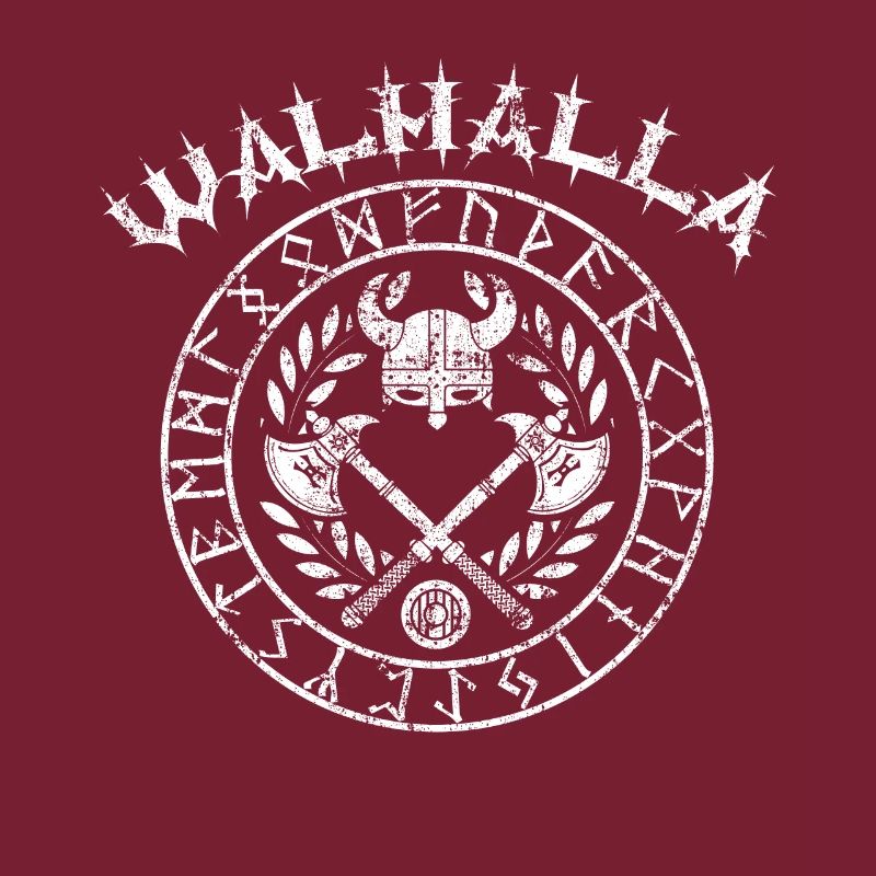 Viking Walhalla in the runic circle